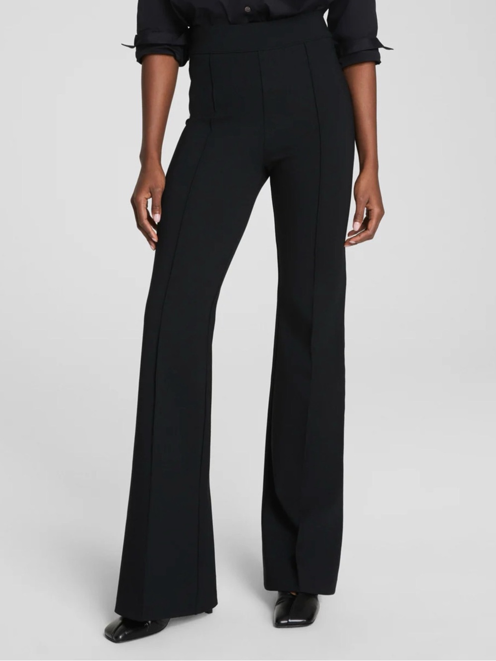 SPANX chrel hthr ponte

pbp, hi rise flare